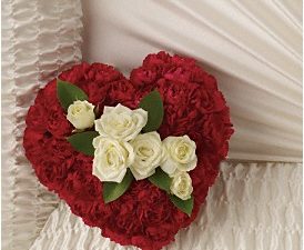 A Devoted Heart Casket Insert