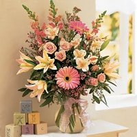 Bundle of Joy Vase Arrangement